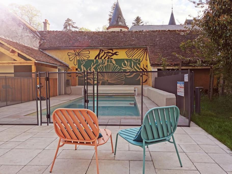 Domaine De Tardais, Ideal Famille Avec Piscine Et Nombreux Loisirs Senonches Exterior foto